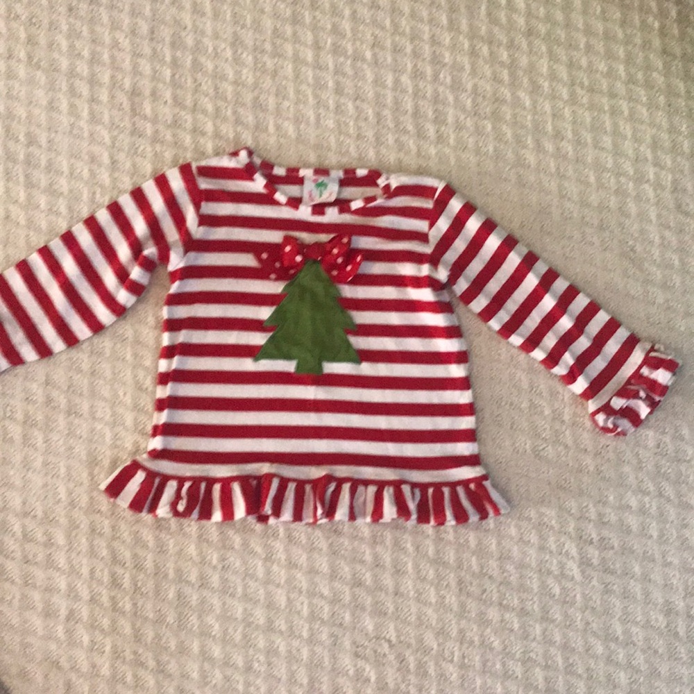 Shrimp and grits kids Christmas shirt size 5-6